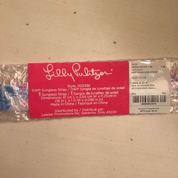 Lilly Pulitzer Accessories - Lilly Pulitzer Sea to Shining Sea Sunglasses Strap